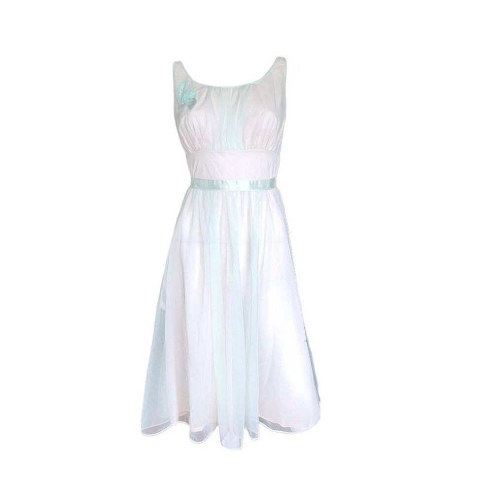 90s vintage pastel siren midi dress